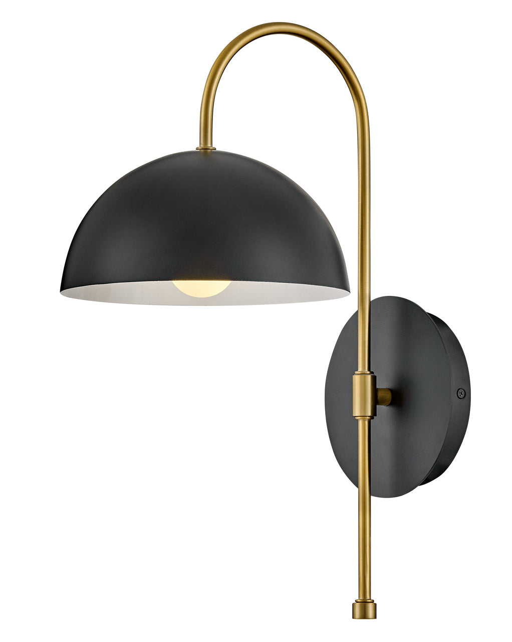 Lark Lou Single Light Sconce Wall Sconces Lark 11.75x8.0x17.0 Black 