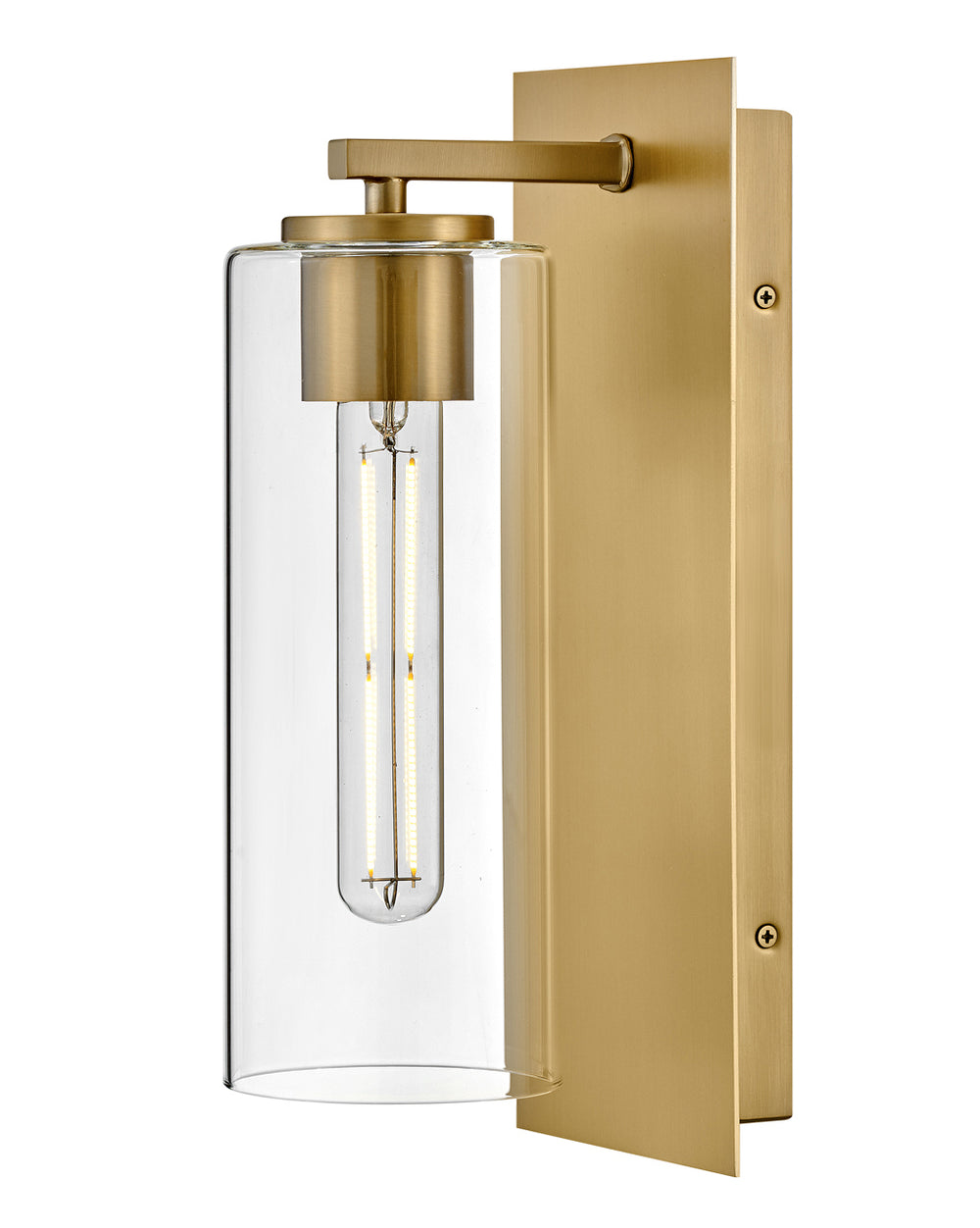 Lark Lane Single Light Sconce Wall Sconces Lark 6.25x5.0x13.0 Lacquered Brass 