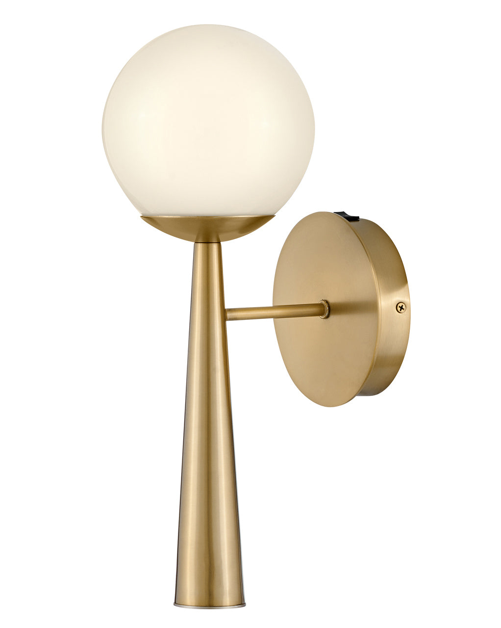 Lark Izzy Single Light Sconce Wall Sconces Lark 8x6.0x16.0 Lacquered Brass