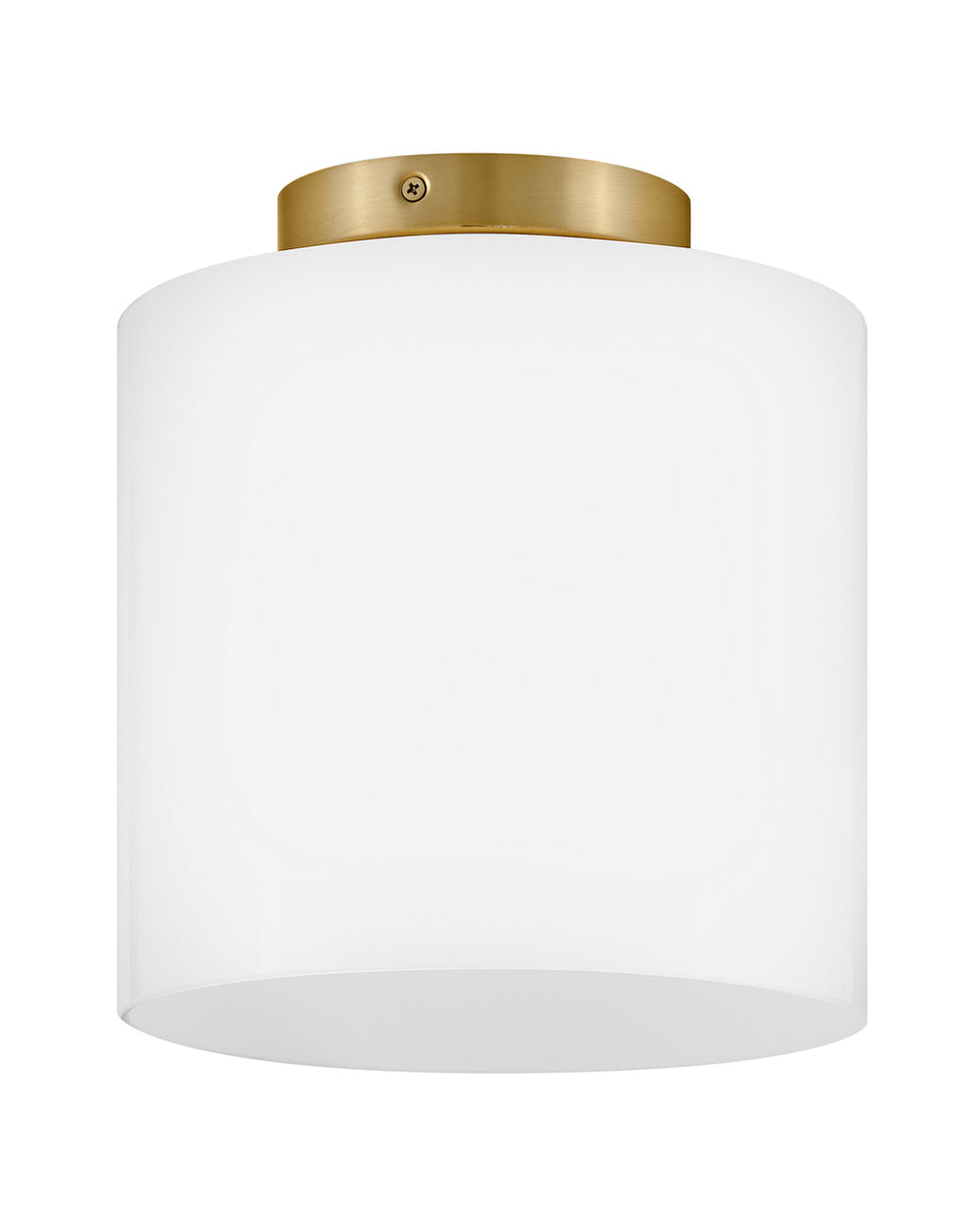 Lark Pippa Small Flush Mount Ceiling Flush Mounts Lark 8.5x8.5x9.5 Lacquered Brass 