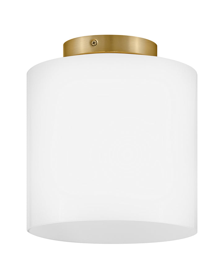 Lark Pippa Small Flush Mount Ceiling Flush Mounts Lark 8.5x8.5x9.5 Lacquered Brass 