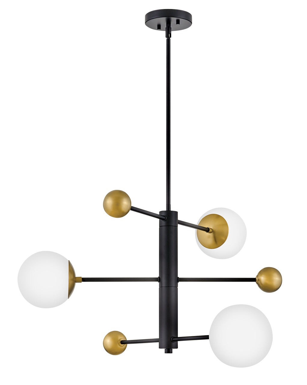 Lark Auggie Medium Mobile Multi Tier Chandeliers Lark 31.0x31.0x15.5 Black 