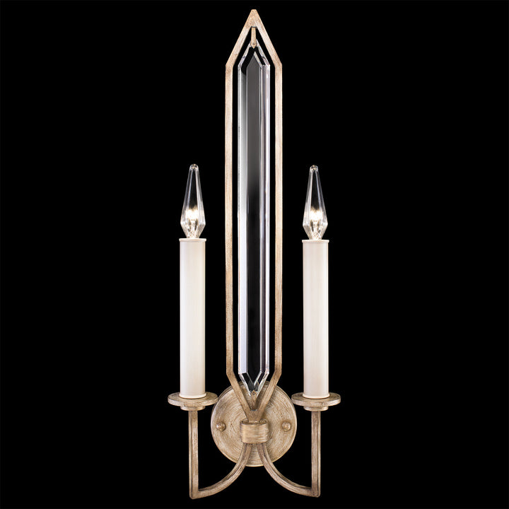 Fine Art Handcrafted Lighting Westminster 24.75"H Sconce in Weathered Brown and Gold Patina (884950-2ST)