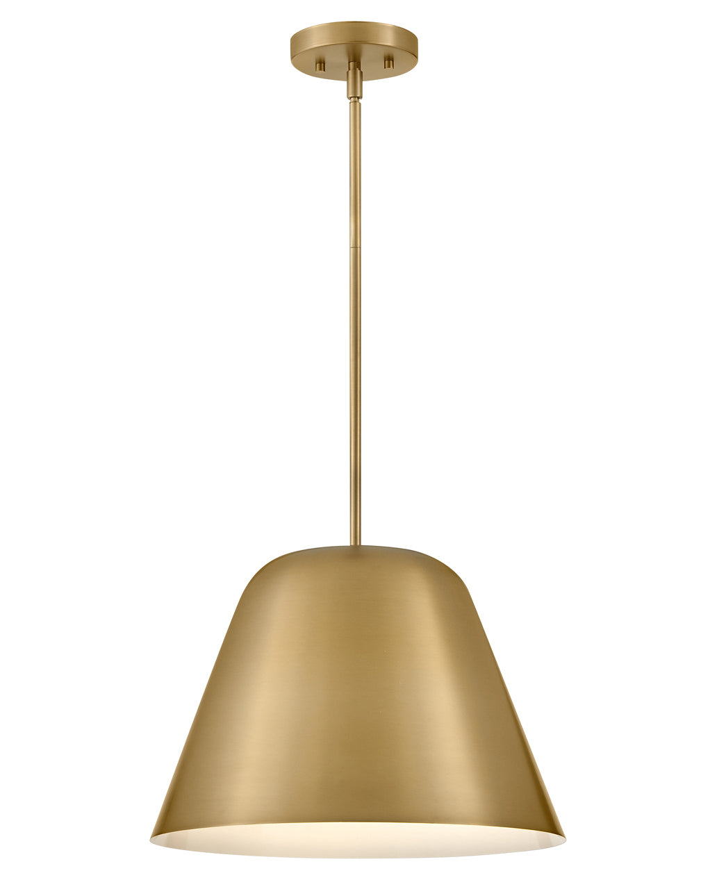 Lark Madi Medium Pendant Pendants Lark Lacquered Brass  