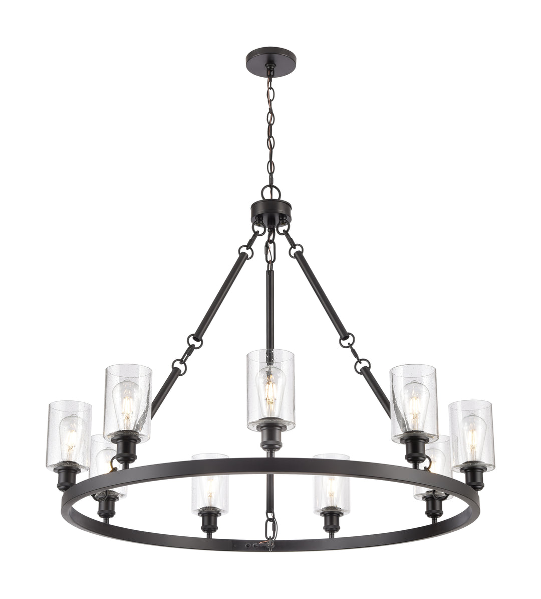 Innovations Lighting Clymer 4" Chandelier - Matte Black