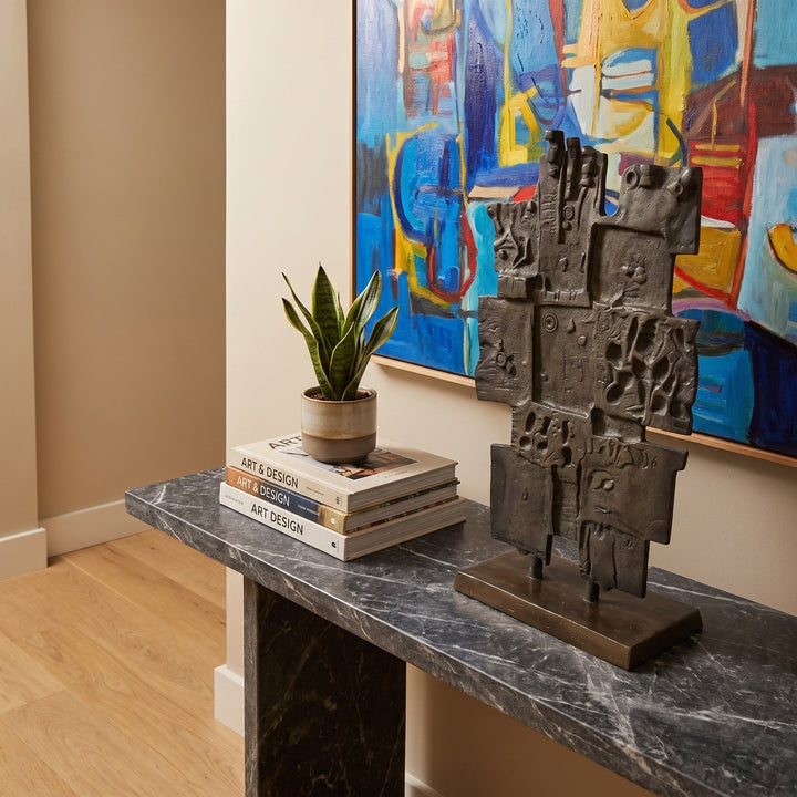 Howard Elliott Patina Aged Brass Sculpture