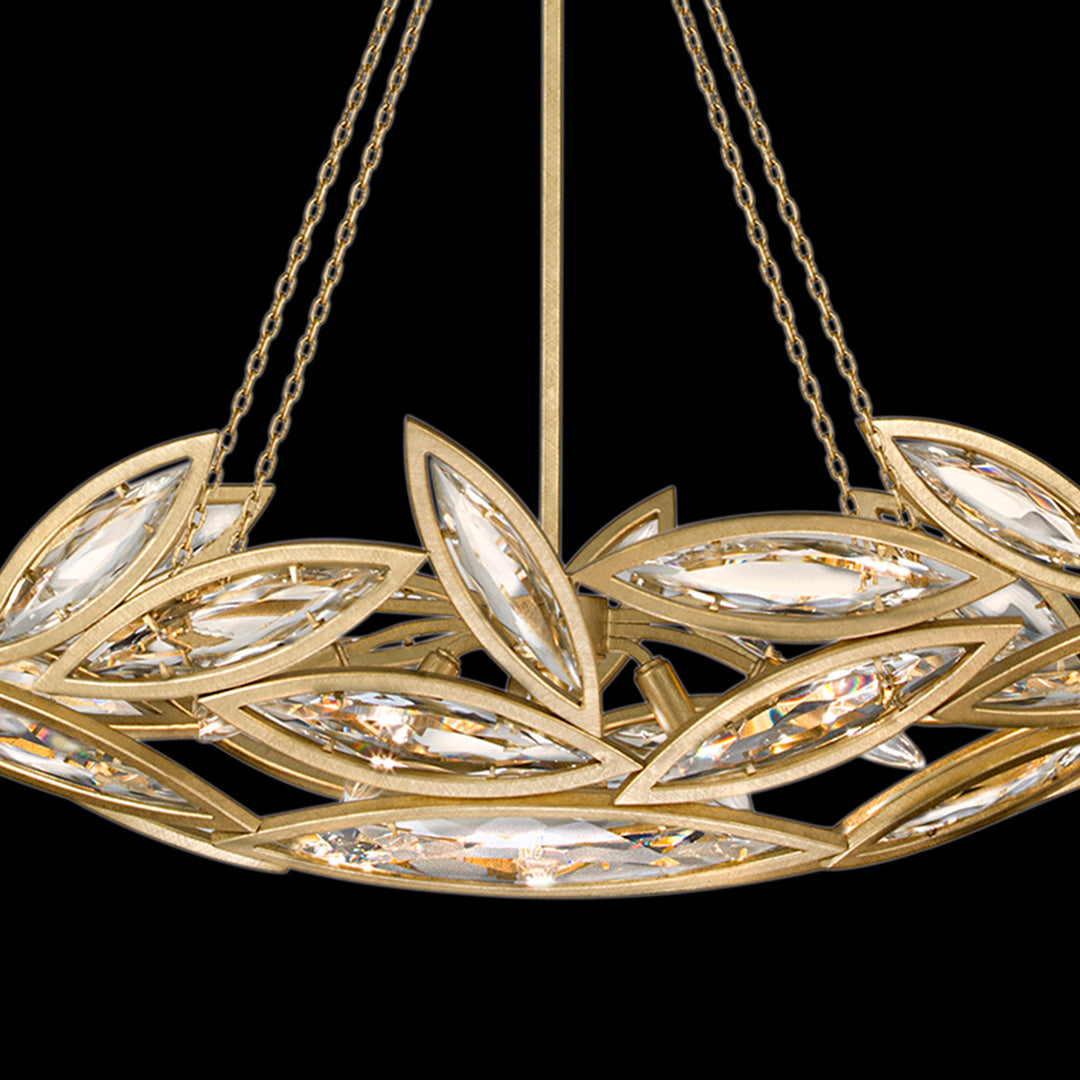 Fine Art Handcrafted Lighting Marquise 50"W Oblong Pendant (Model 849640)