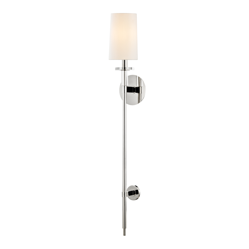 Hudson Valley Lighting Amherst Wall Sconce Wall Sconces Hudson Valley Lighting Polished Nickel  