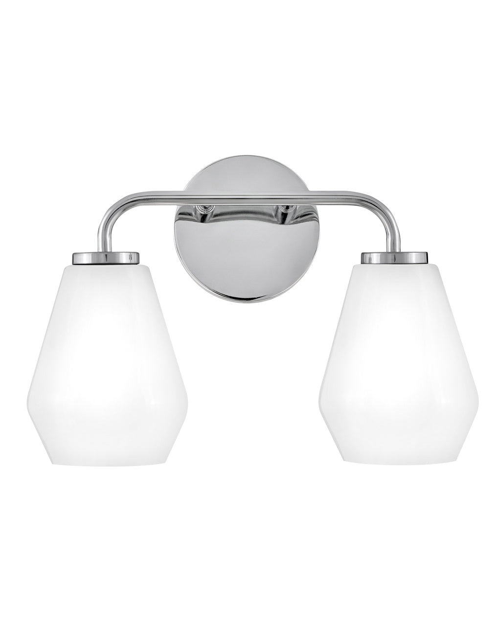 Lark Gio Vanity Light Vanity Lights Lark 7.25x14.75x10.25 Chrome Two Light