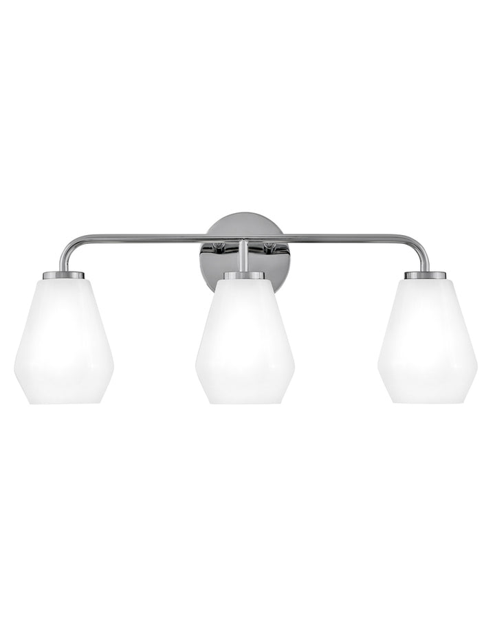 Lark Gio Vanity Light Vanity Lights Lark 7.25x24.0x10.25 Chrome Three Light