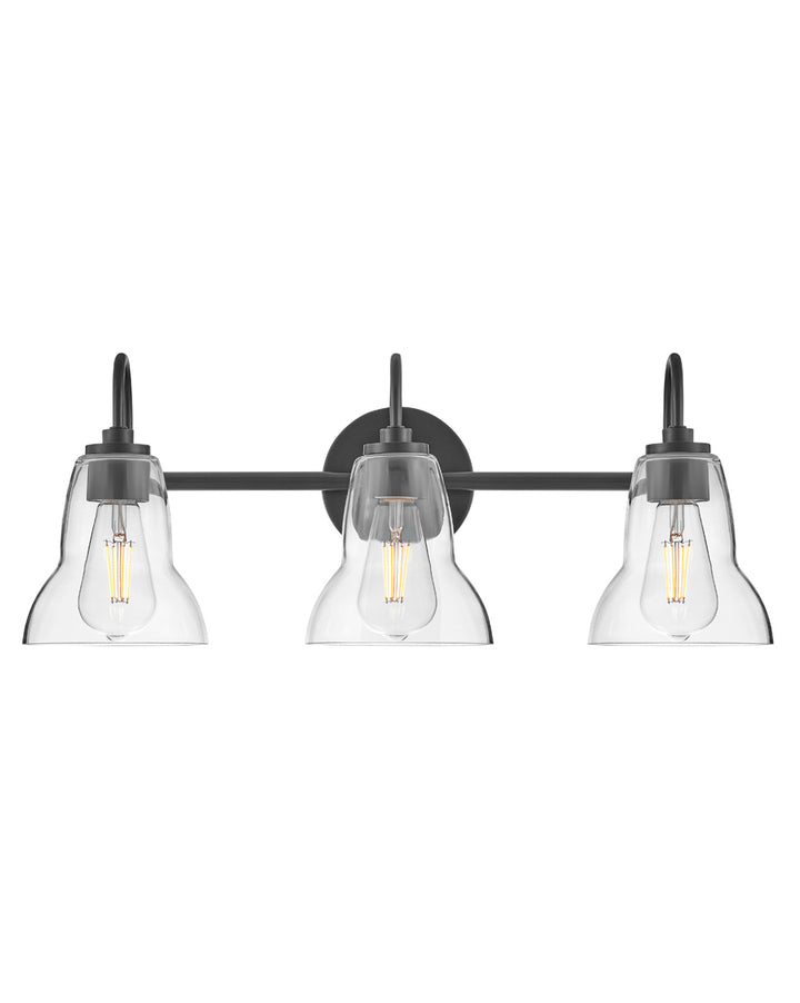 Lark Vera Vanity Light Vanity Lights Lark 8.25x24.0x9.75 Black Three Light