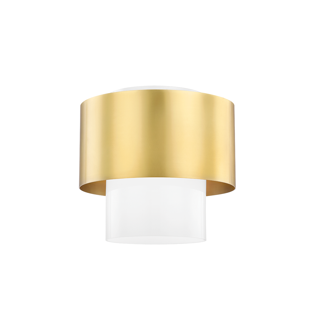 Hudson Valley Lighting Corinth Flush Mount Ceiling Flush Mounts Hudson Valley Lighting Aged Brass  