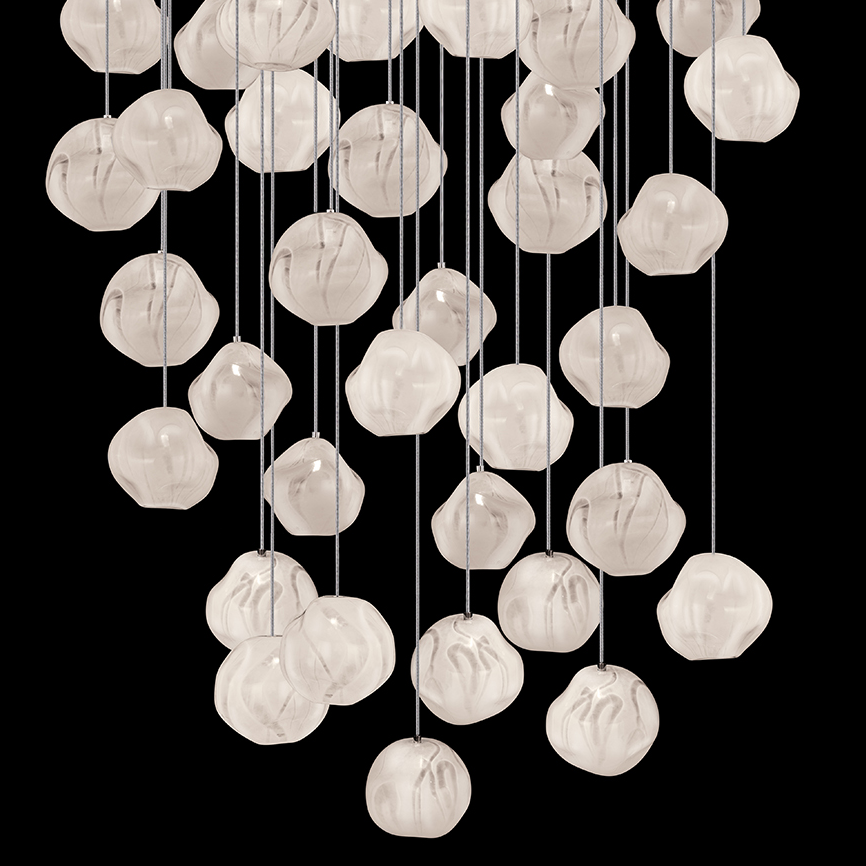 Fine Art Handcrafted Lighting Vesta 34"W Round Pendant (Model 867440)