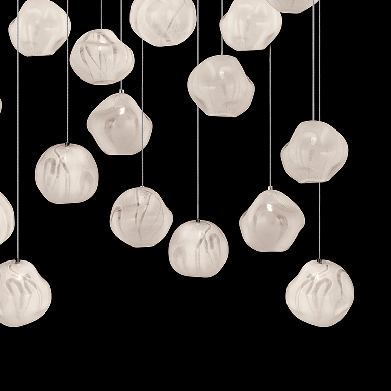 Fine Art Handcrafted Lighting Vesta 54"W Rectangular Pendant (Model 867840)