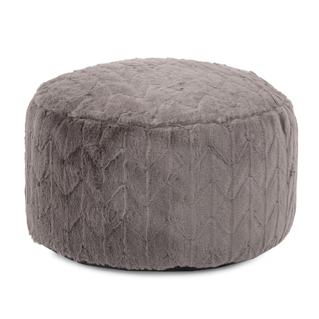 Howard Elliott Collection Foot Pouf Angora Stone