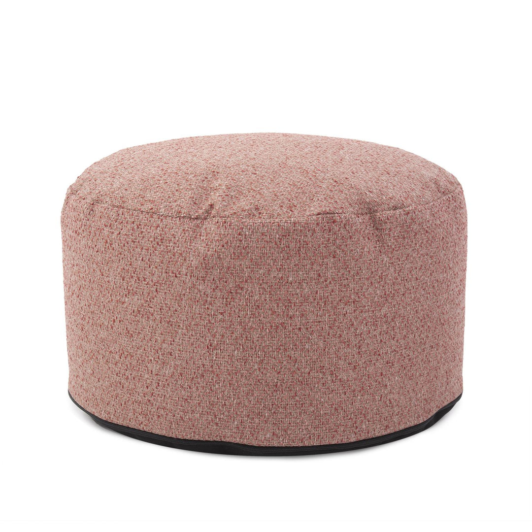 Howard Elliott Collection Round Foot Pouf Panama Rose