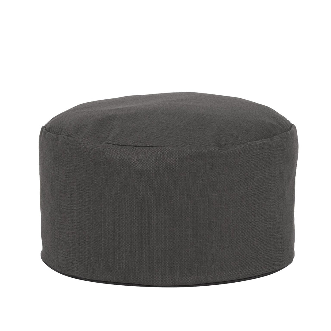 Howard Elliott Collection Foot Pouf Sterling Charcoal