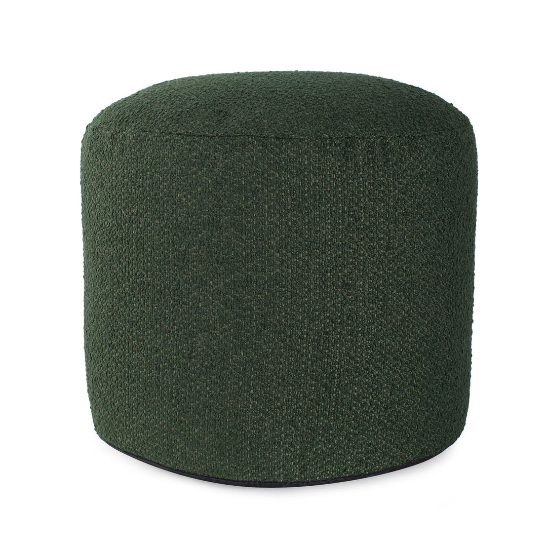 Howard Elliott Collection Tall Pouf Barbet Forest Ottomans Howard Elliott Collection   