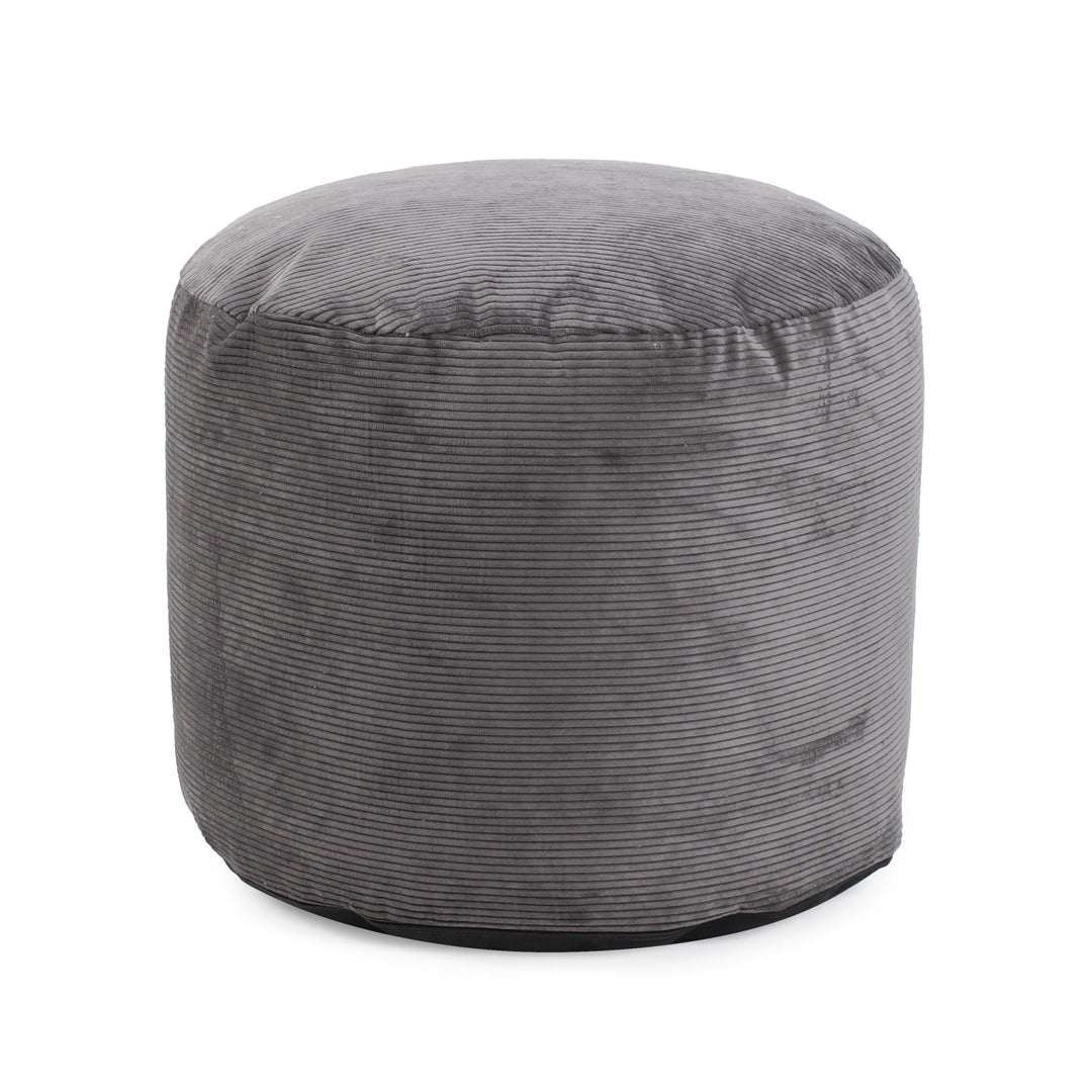 Howard Elliott Collection Pouf Tall Pana Charcoal