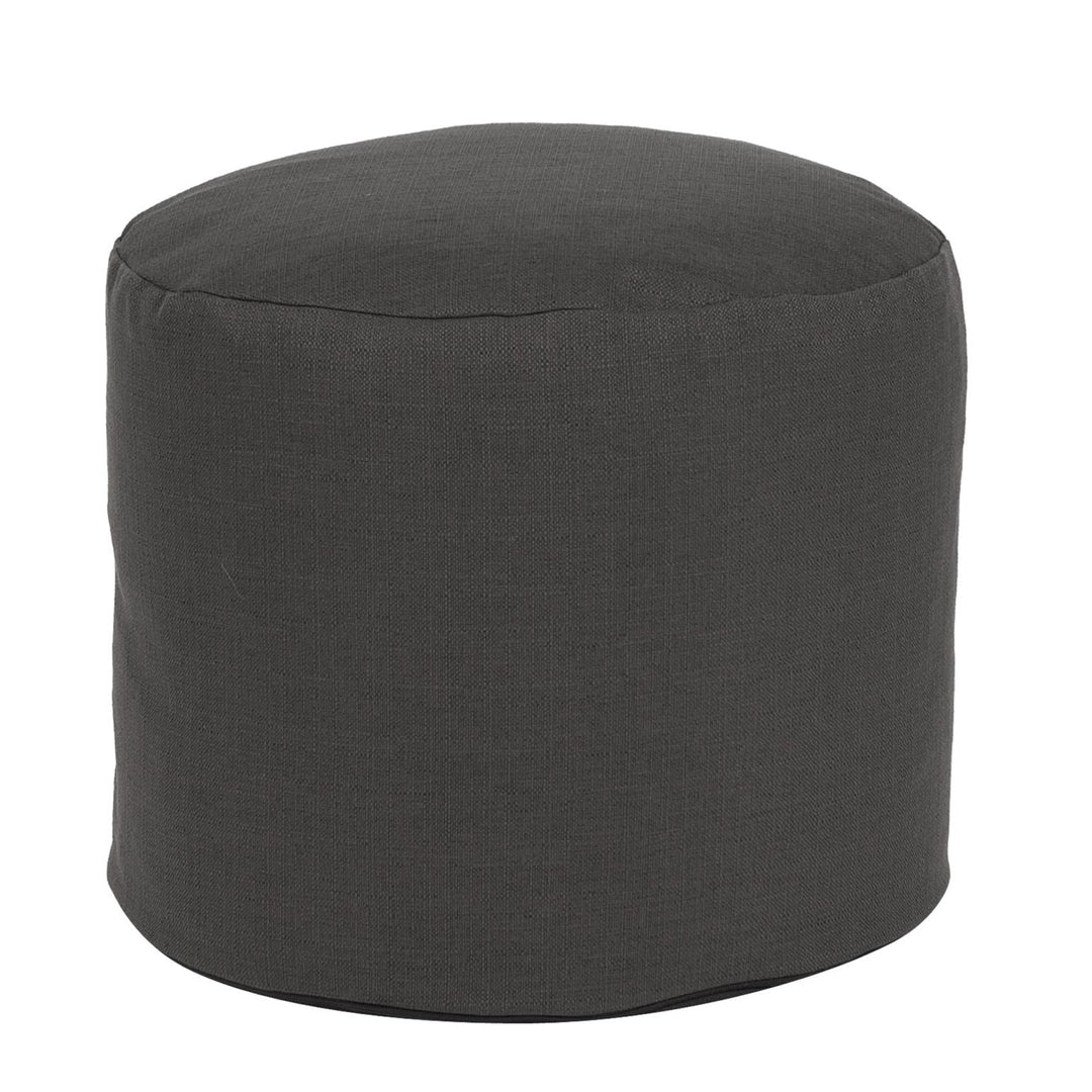 Howard Elliott Collection Tall Pouf Sterling Charcoal