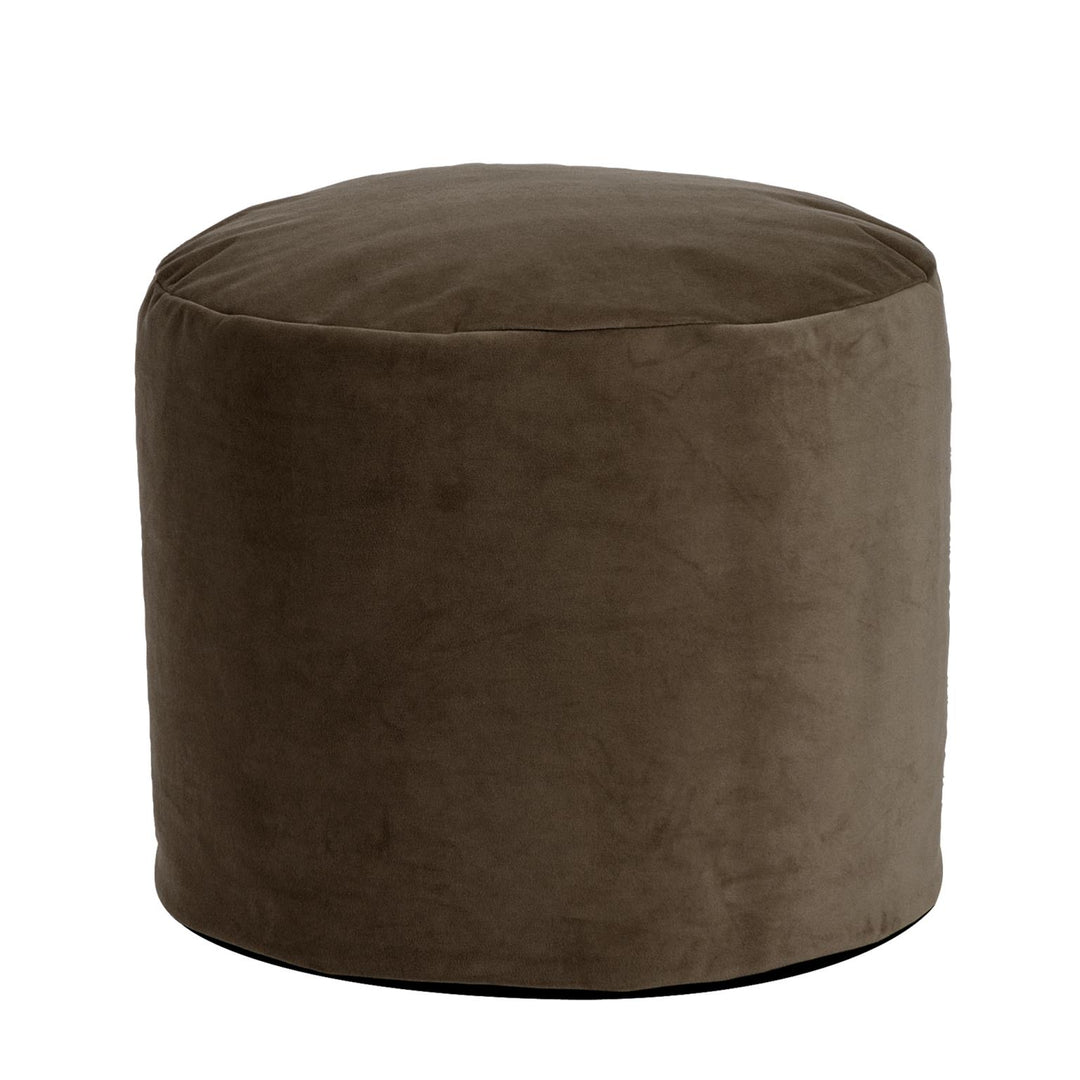 Howard Elliott Collection Tall Pouf Bella Chocolate Ottomans Howard Elliott Collection   