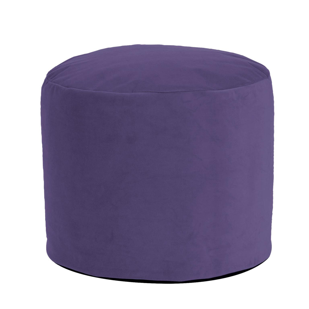 Howard Elliott Collection Tall Pouf Bella Eggplant