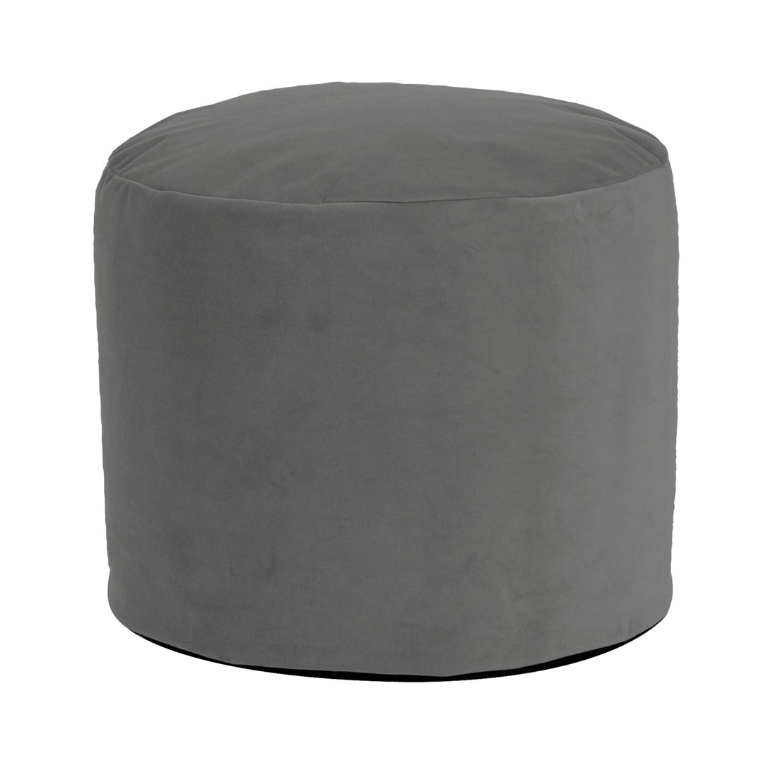 Howard Elliott Collection Tall Pouf Bella Pewter