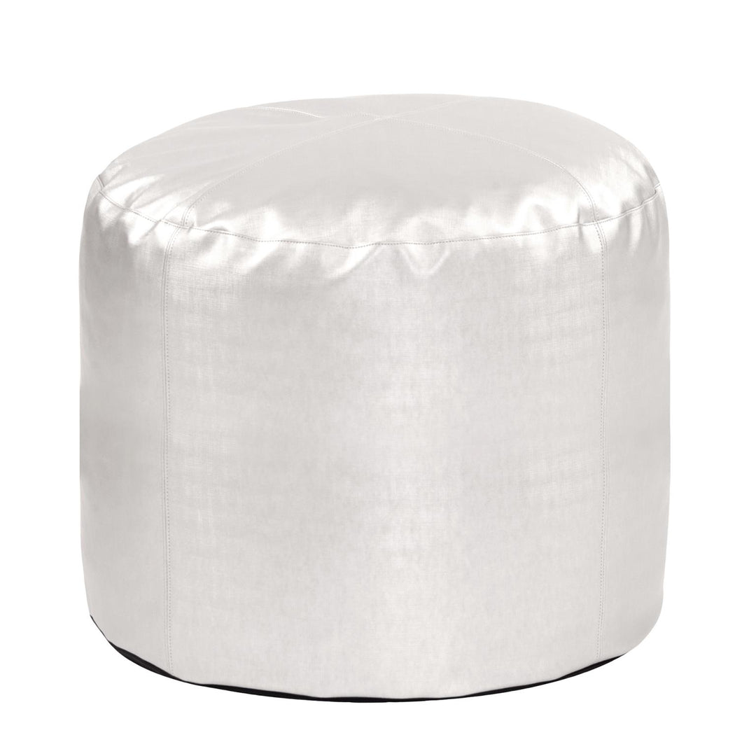 Howard Elliott Collection Tall Pouf Luxe Mercury