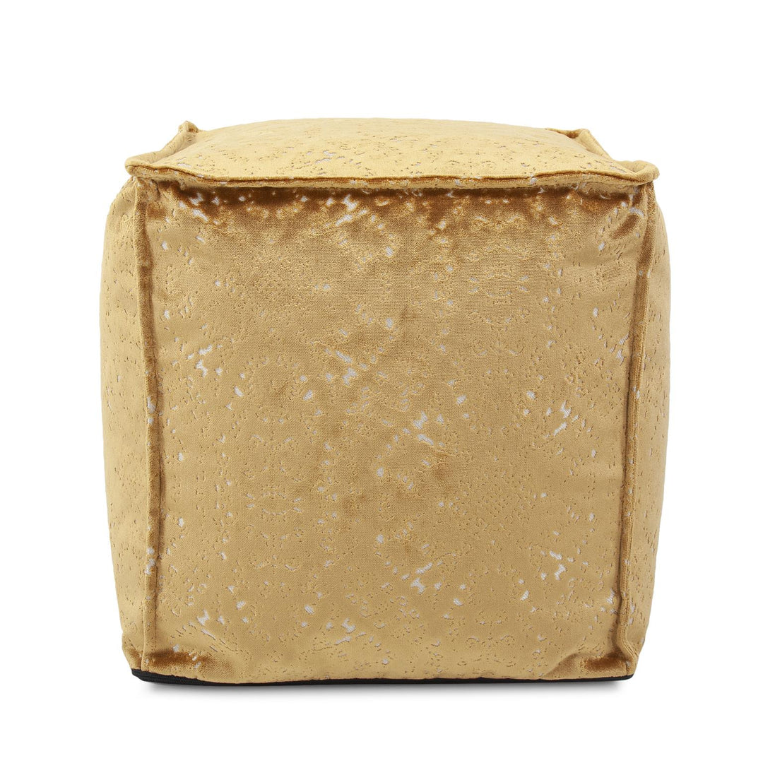 Howard Elliott Collection Square Pouf Pisani Gold