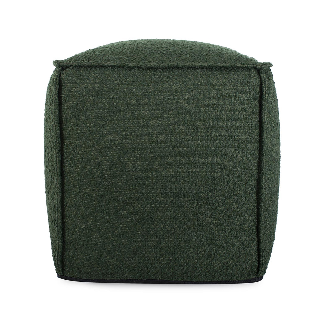 Howard Elliott Collection Square Pouf Barbet Forest Ottomans Howard Elliott Collection   