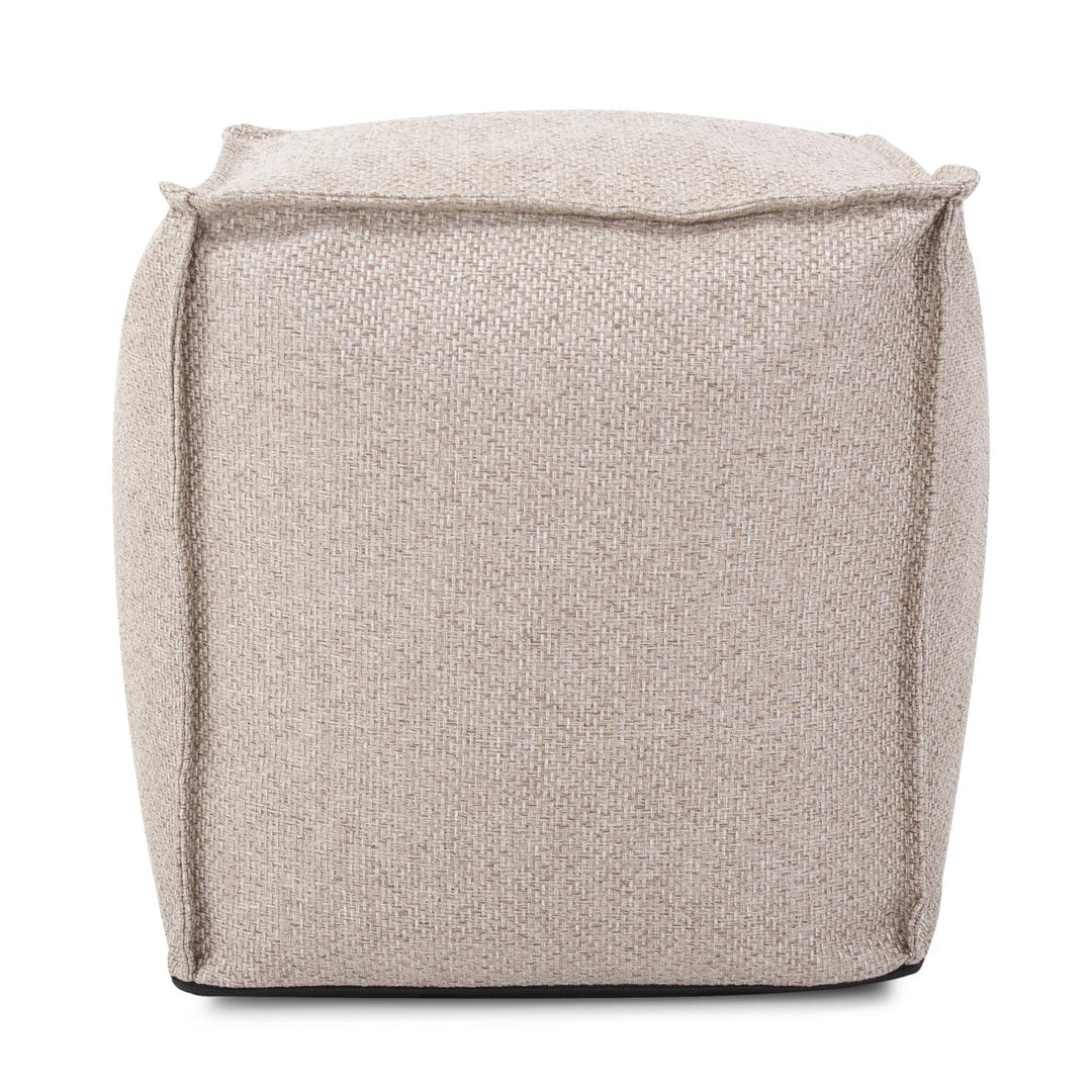 Howard Elliott Collection Square Pouf Panama Sand