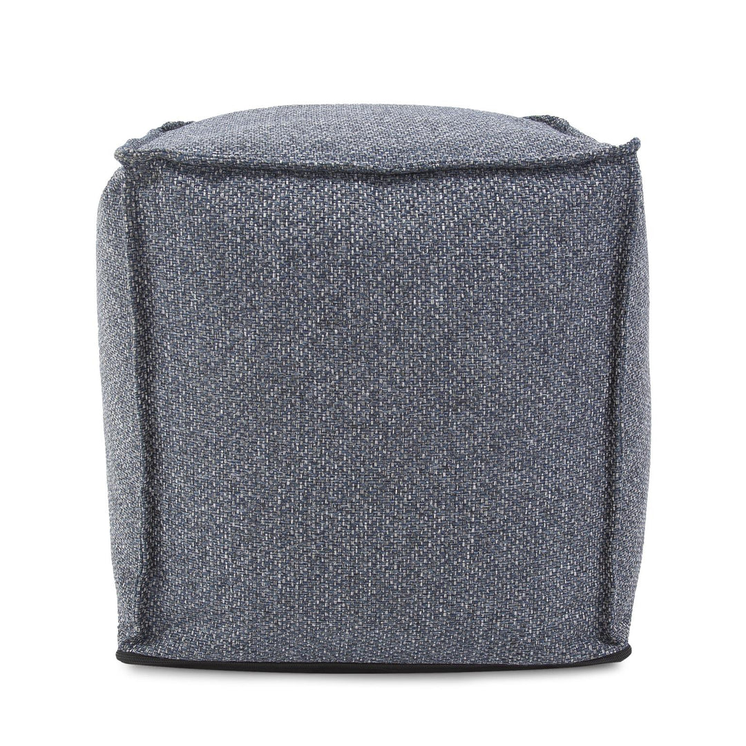 Howard Elliott Collection Square Pouf Panama Indigo