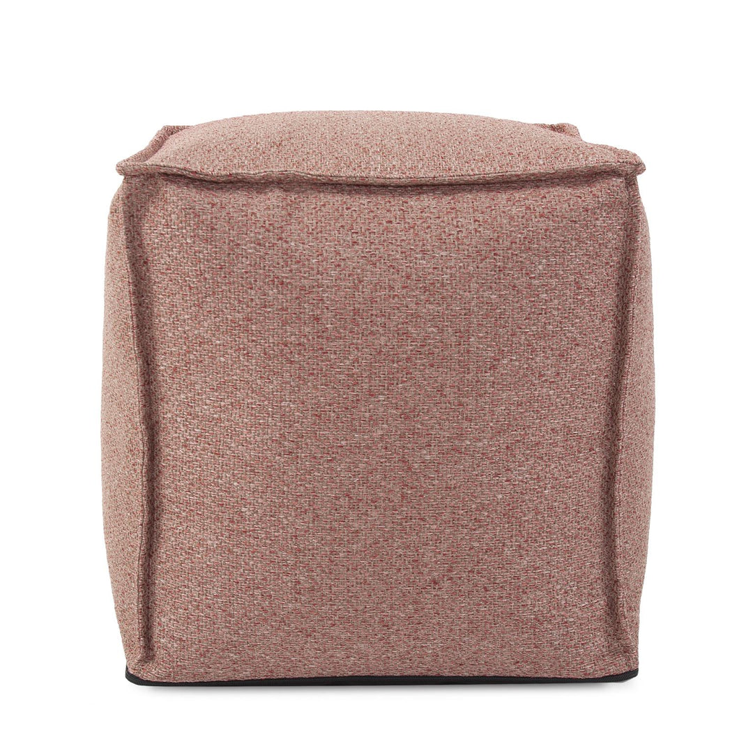 Howard Elliott Collection Square Pouf Panama Rose