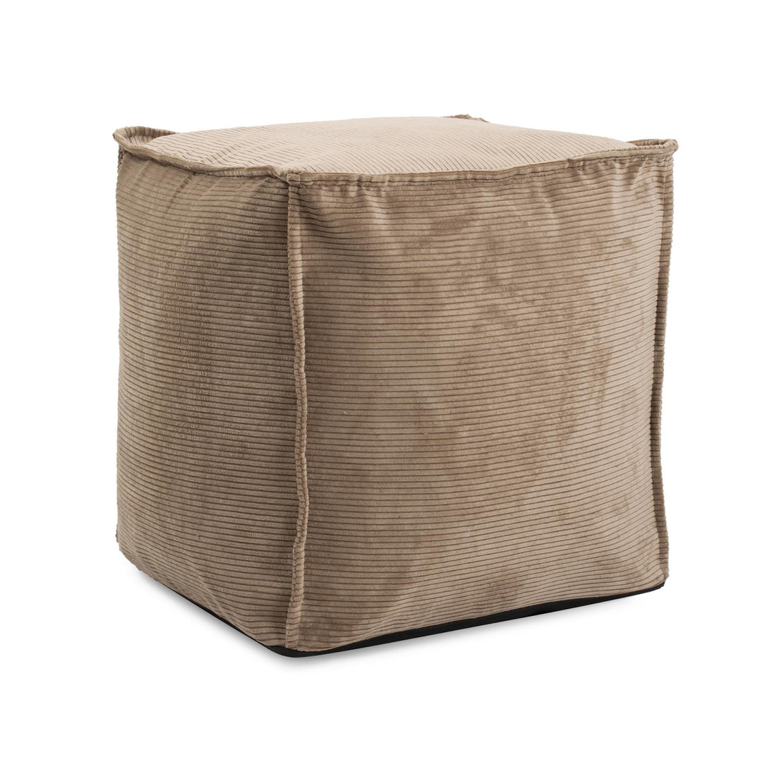 Howard Elliott Collection Tall Square Pouf Pana Sand