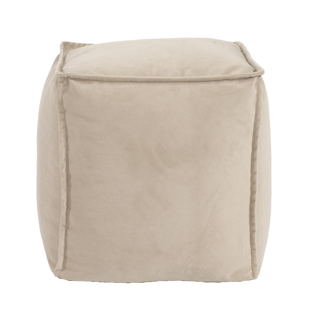 Howard Elliott Collection Square Pouf Bella Sand Ottomans Howard Elliott Collection   