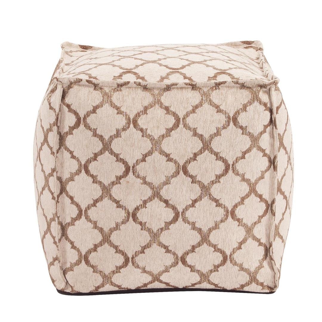 Howard Elliott Collection Square Pouf Moroccan Gold