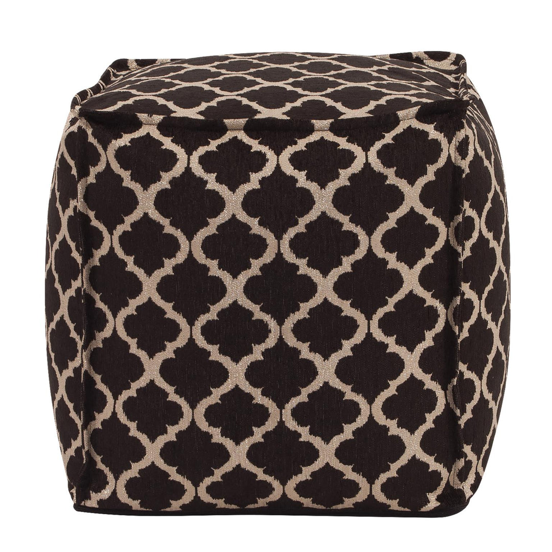 Howard Elliott Collection Square Pouf Moroccan Onyx