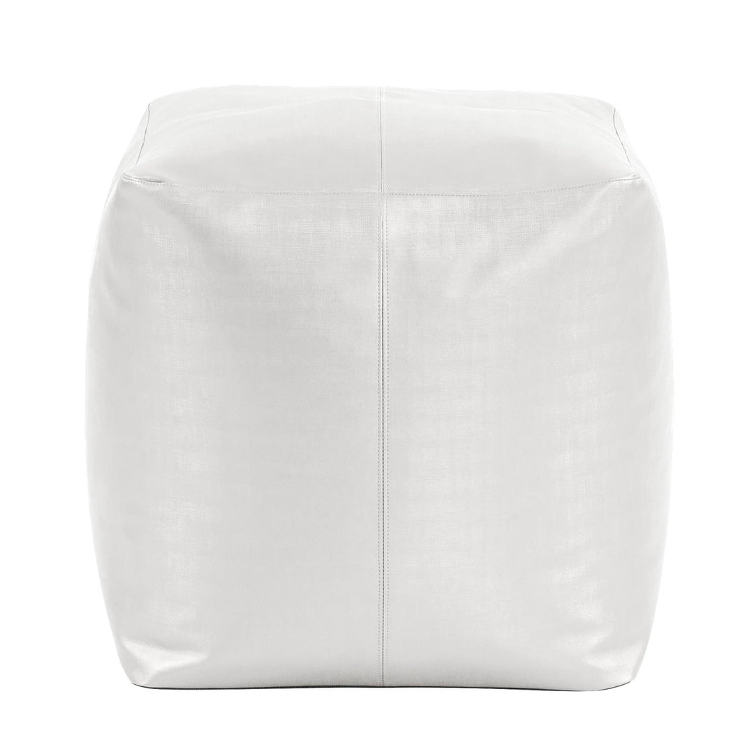 Howard Elliott Collection Square Pouf Luxe Mercury