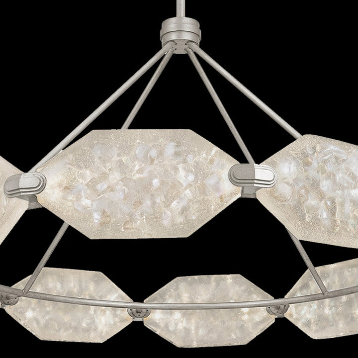 Fine Art Handcrafted Lighting Allison Paladino 32"W Round Pendant (Model 873040)