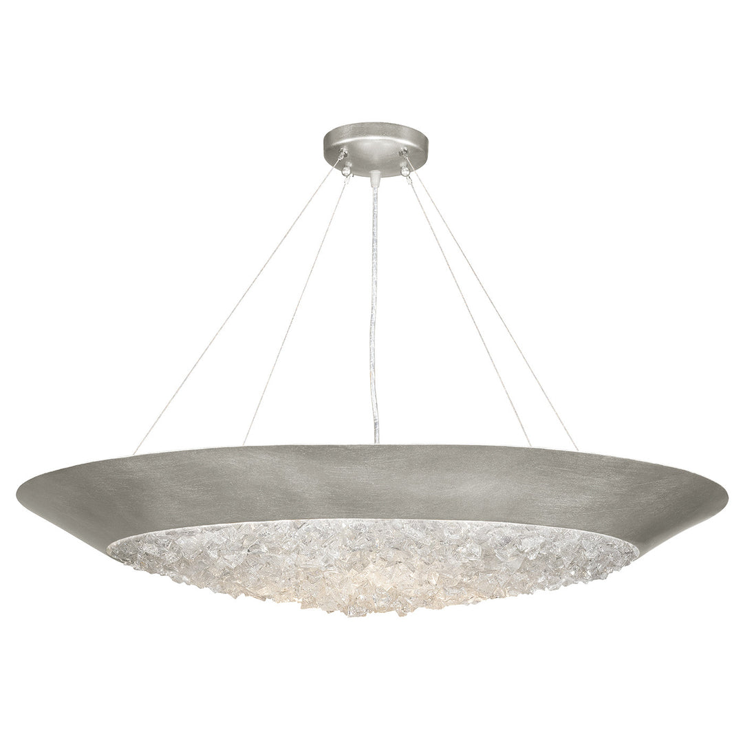 Fine Art Handcrafted Lighting Arctic Halo 32"W Round Pendant 876440 (Model 876440)