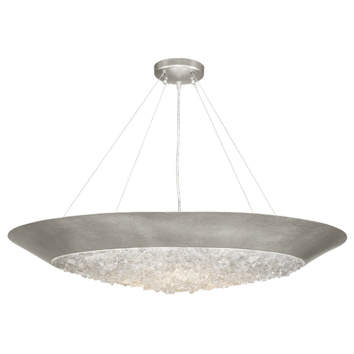 Fine Art Handcrafted Lighting Arctic Halo 32"W Round Pendant 876440 (Model 876440)