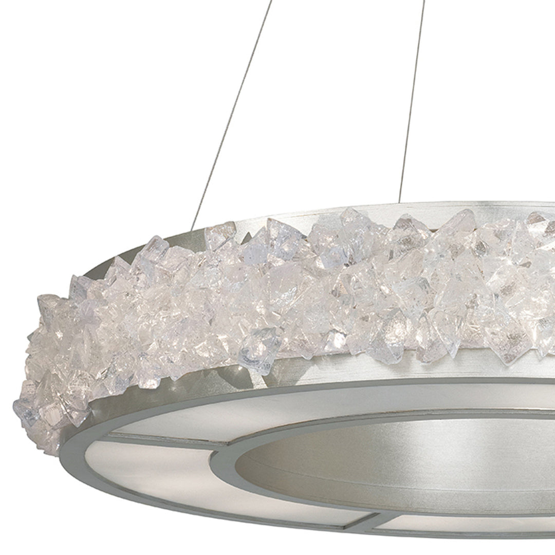 Fine Art Handcrafted Lighting Arctic Halo 30"W Round Pendant (Model 878140)
