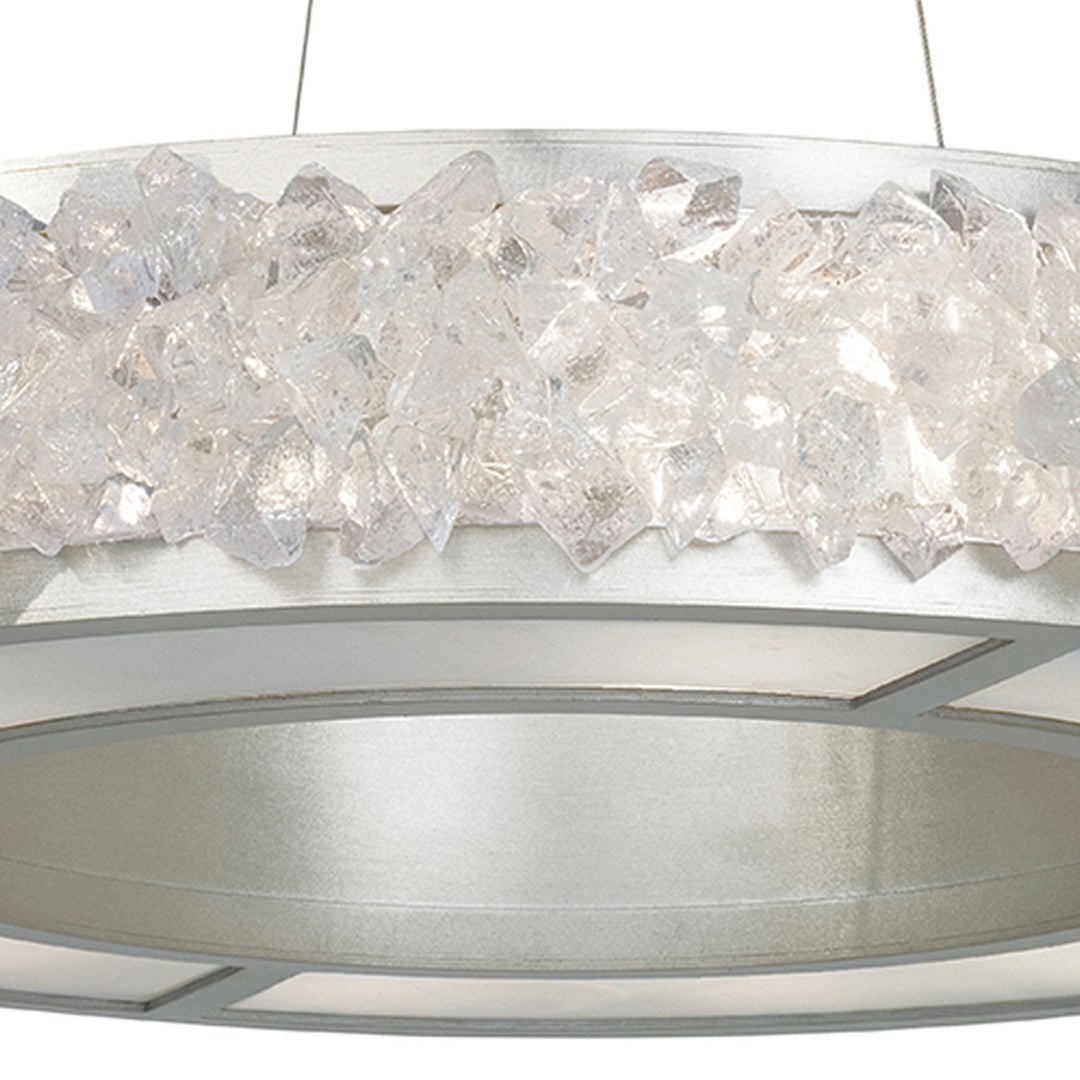 Fine Art Handcrafted Lighting Arctic Halo 30"W Round Pendant (Model 878140)