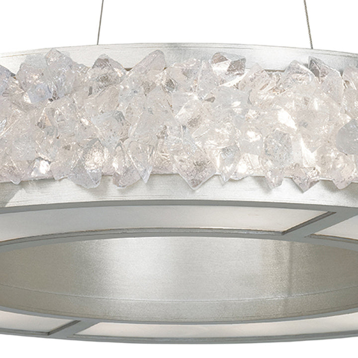 Fine Art Handcrafted Lighting Arctic Halo 30"W Round Pendant (Model 878140)