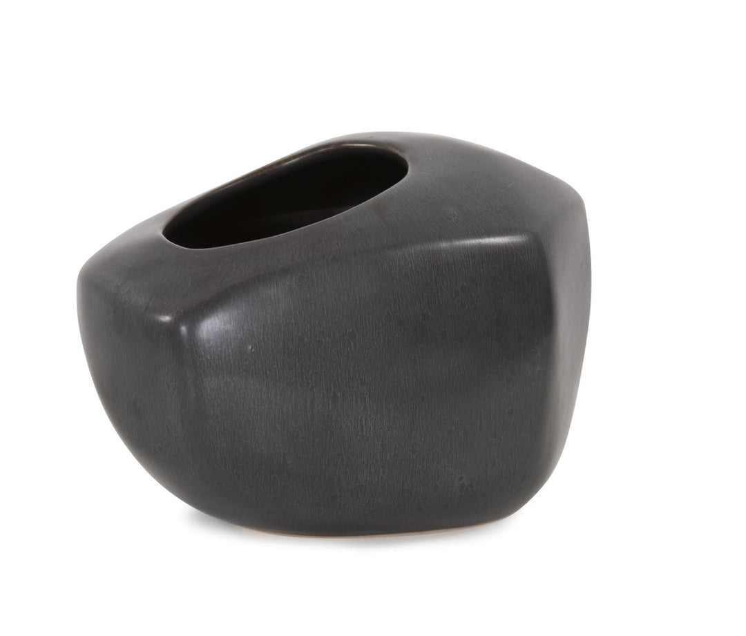 Howard Elliott Collection Gray Alamo Vase, Small