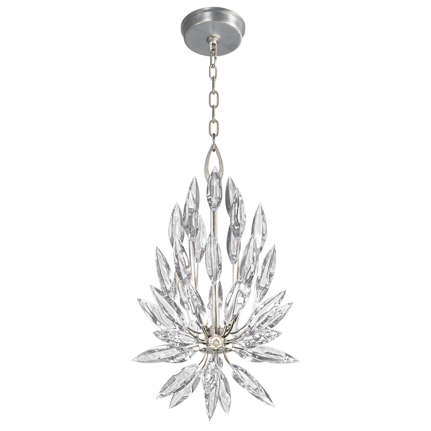 Fine Art Handcrafted Lighting Lily Buds Pendant Chandeliers Fine Art Handcrafted Lighting Silver 12 x 22 