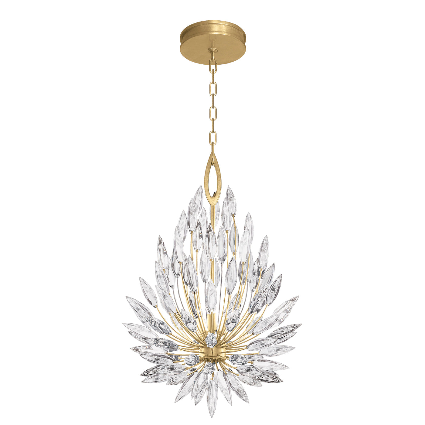 Fine Art Handcrafted Lighting Lily Buds Pendant Chandeliers Fine Art Handcrafted Lighting Gold 19 x 32.5 