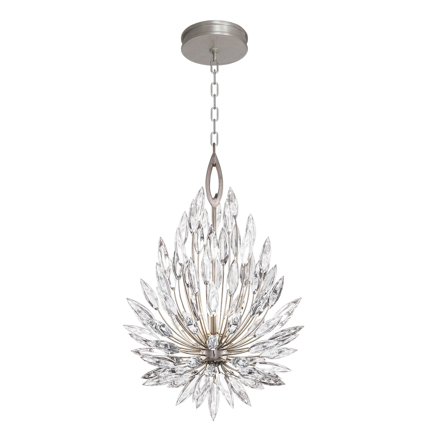 Fine Art Handcrafted Lighting Lily Buds Pendant Chandeliers Fine Art Handcrafted Lighting Silver 19 x 32.5 