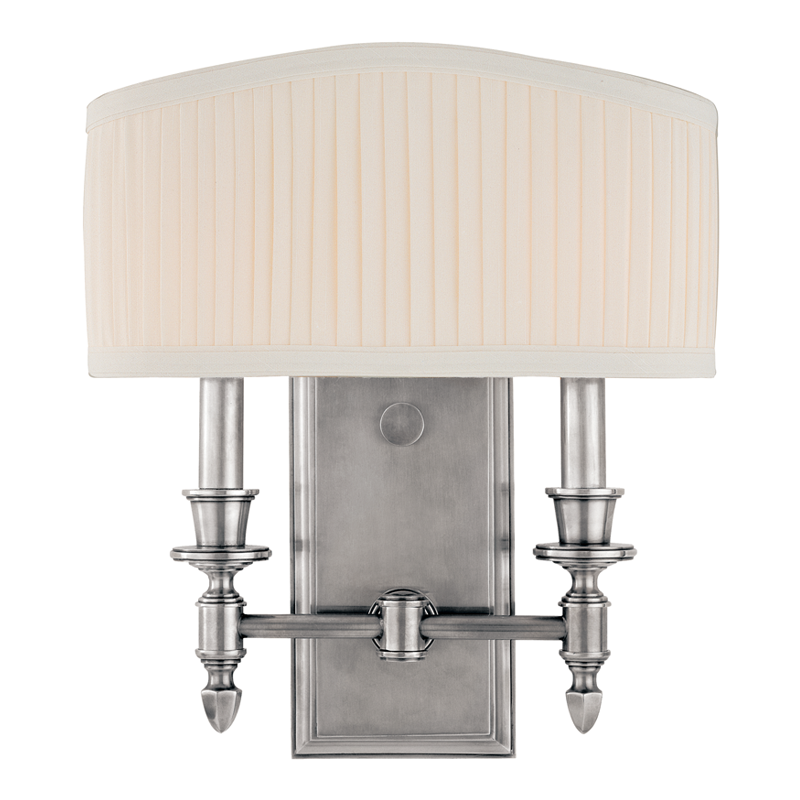 Hudson Valley Lighting Bridgehampton Wall Sconce Wall Sconces Hudson Valley Lighting Polished Nickel  