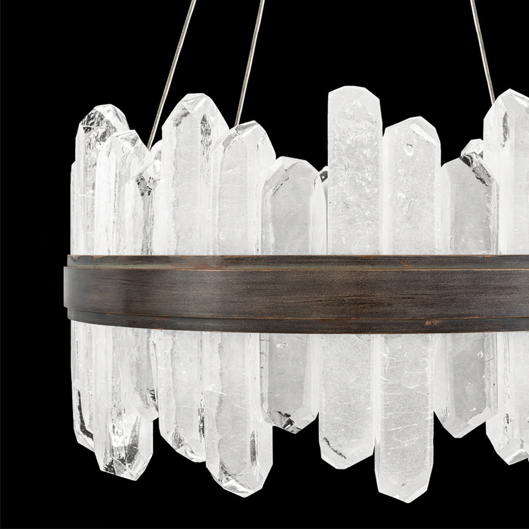 Fine Art Handcrafted Lighting Lior 21"W Round Pendant 882040 (Model 882040)